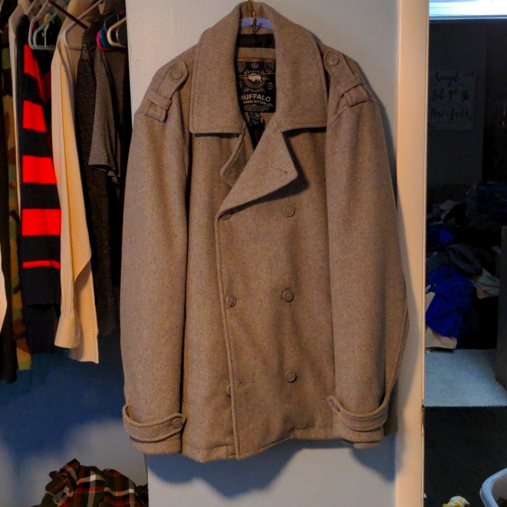 Gray Buffalo by David Bitton Peacoat